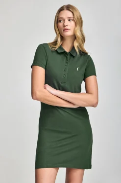Polo Club Robes*Robe polo avec logo Rigby Go Vert Bouteille
