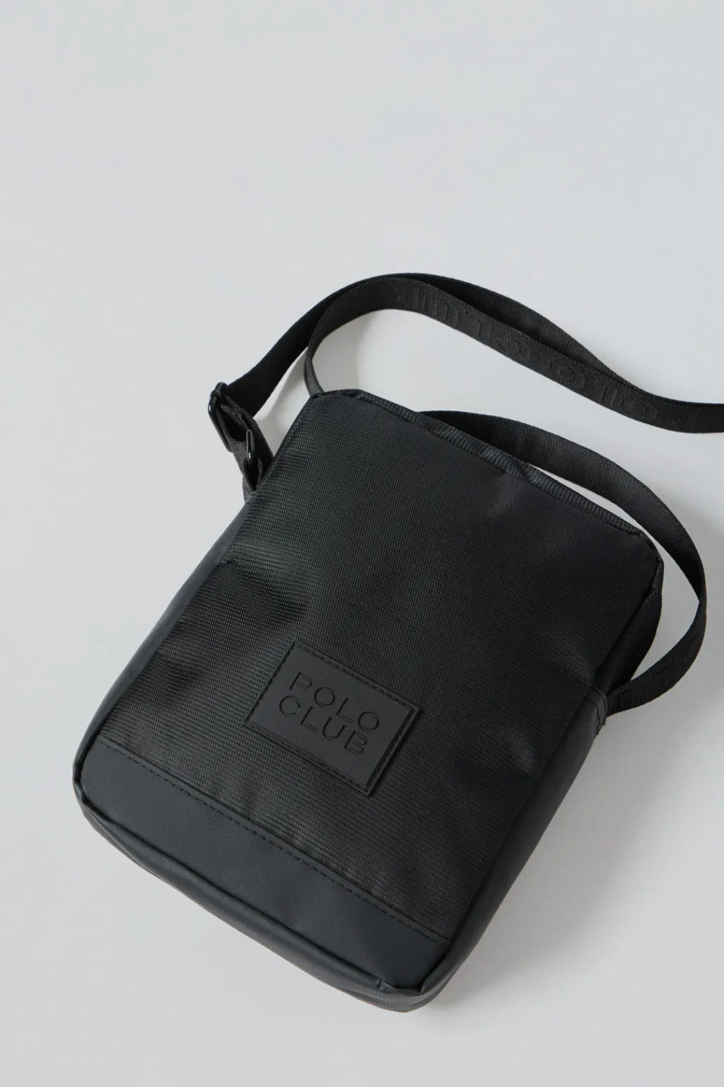 Polo Club Accessoires|Accessoires*Sac bandoulière Riverdale avec écusson caoutchouté Noir
