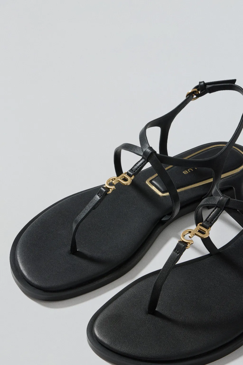 Polo Club Chaussures*Sandales à brides es Bianca avec détails métallisés Noir