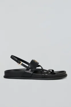 Polo Club Chaussures*Sandales bio à lanières Allegra es avec détails métalliques Noir