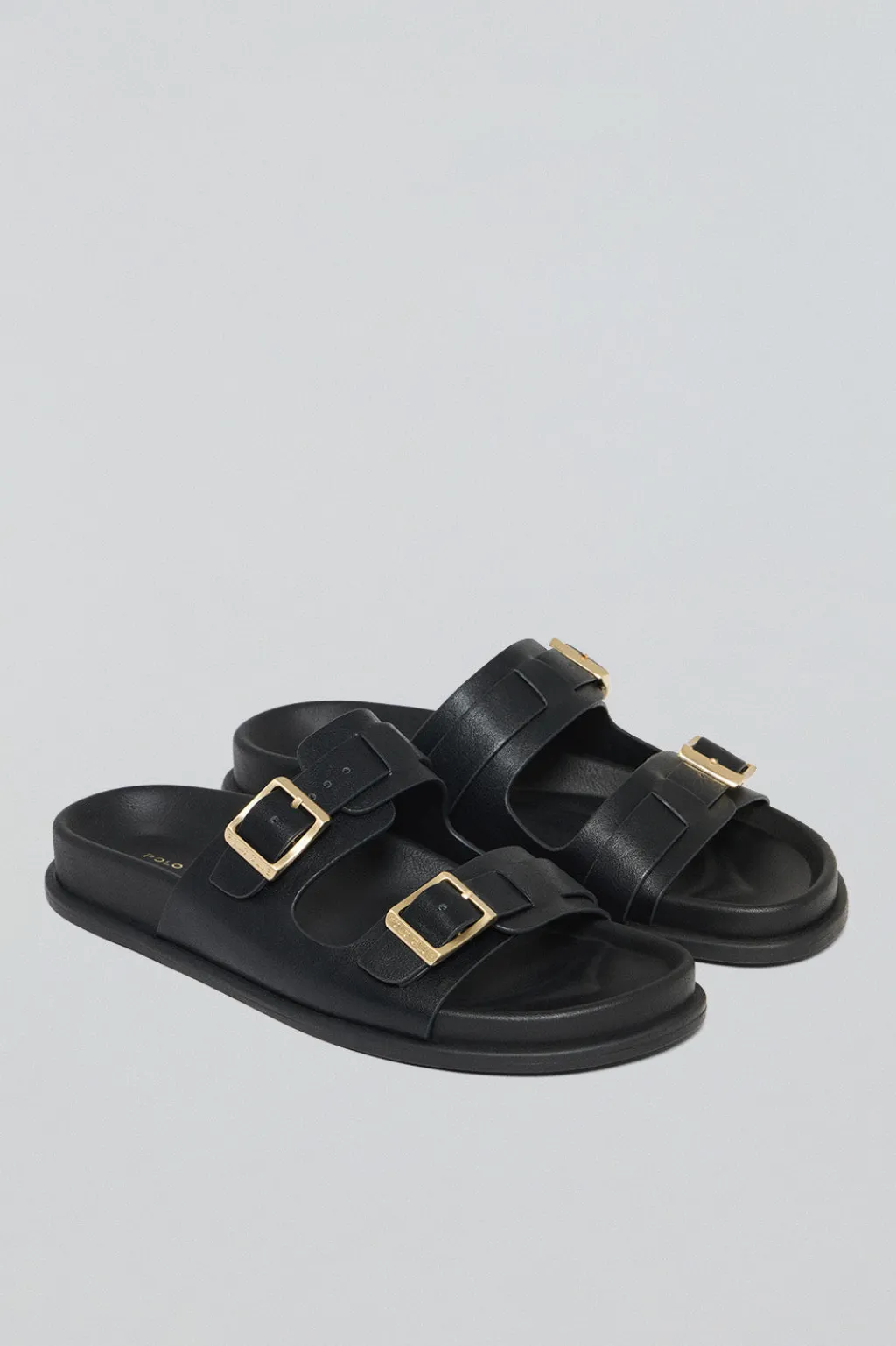 Polo Club Chaussures*Sandales bio es Blake à boucles Noir