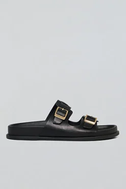 Polo Club Chaussures*Sandales bio es Blake à boucles Noir