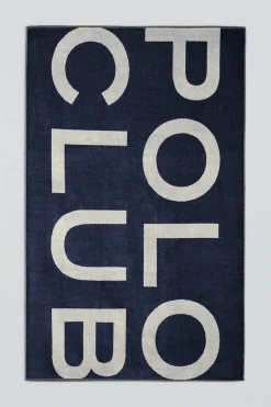 Polo Club Accessoires|Accessoires*Serviette éponge Antibes avec logo Bleu Marine