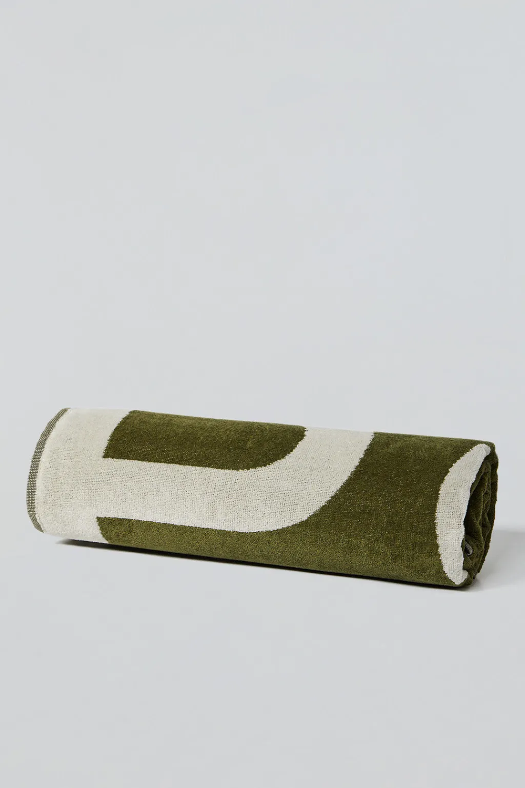 Polo Club Accessoires|Accessoires*Serviette éponge verte Antibes avec logo Vert mousse