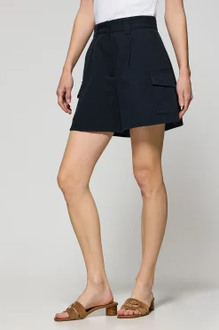 Polo Club Pantalons*Short en sergé Menfis avec détails Bleu Marine
