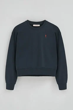 Polo Club Sweat-Shirts*Sweat à la coupe boxy et logo Rigby Go Bleu Marine