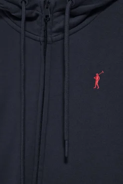 Polo Club Sweat-Shirts*Sweat à poches zippé et capuche avec broderie Rigby Go Bleu Marine