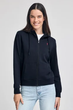 Polo Club Sweat-Shirts*Sweat zippé et capuche avec broderie Rigby Go Bleu Marine