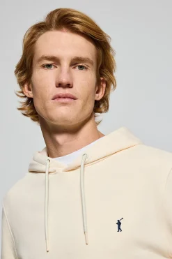Polo Club Sweat-Shirts*Sweat couleur écrue avec capuche, poches et logo brodé Rigby Go Beige