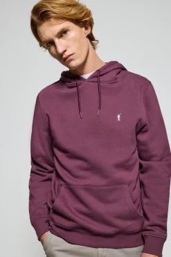 Polo Club Sweat-Shirts*Sweat couleur prune avec capuche, poches et logo brodé Rigby Go Ciruela