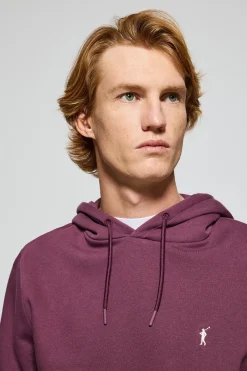 Polo Club Sweat-Shirts*Sweat couleur prune avec capuche, poches et logo brodé Rigby Go Ciruela