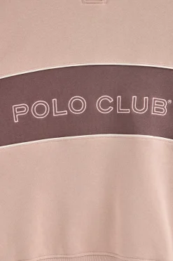 Polo Club Sweat-Shirts*Sweat avec capuche et logo Rose pâle