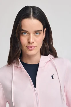 Polo Club Sweat-Shirts*Sweat zippé et capuche avec broderie Rigby Go Rose