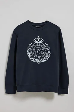 Polo Club Sweat-Shirts*Sweat Saddie avec motif nautique brodé Bleu Marine