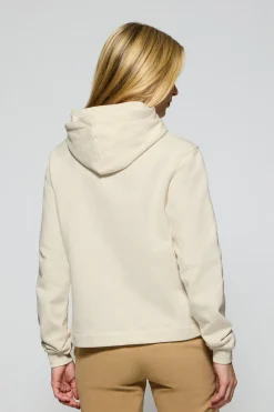 Polo Club Sweat-Shirts*Sweat-shirt à capuche écru avec logo brodé Rigby Go Beige