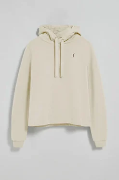 Polo Club Sweat-Shirts*Sweat-shirt à capuche écru avec logo brodé Rigby Go Beige
