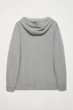 Polo Club Sweat-Shirts*Sweat-shirt à capuche gris chiné avec poches et logo Rigby Go Gris Vigoré