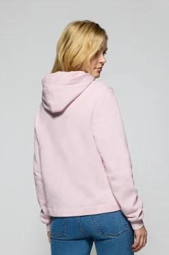 Polo Club Sweat-Shirts*Sweat-shirt à capuche pâle avec logo brodé Rigby Go Rose
