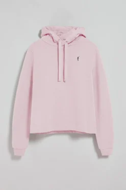 Polo Club Sweat-Shirts*Sweat-shirt à capuche pâle avec logo brodé Rigby Go Rose