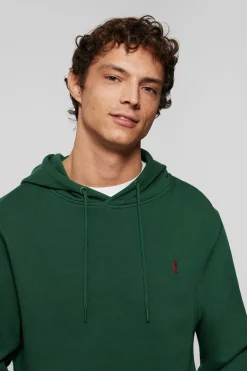 Polo Club Sweat-Shirts*Sweat-shirt à capuche avec poches et logo Rigby Go Vert Bouteille