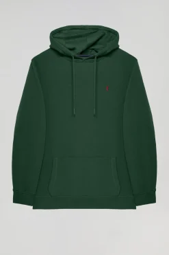 Polo Club Sweat-Shirts*Sweat-shirt à capuche avec poches et logo Rigby Go Vert Bouteille
