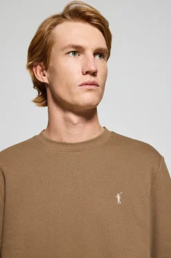 Polo Club Sweat-Shirts*Sweat-shirt à col ras du cou marron avec logo brodé Rigby Go Brun