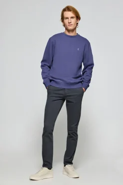 Polo Club Sweat-Shirts*Sweat-shirt à col ras du cou à logo brodé Rigby Go Bleu océan