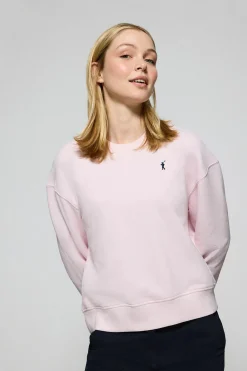 Polo Club Sweat-Shirts*Sweat-shirt à col ras du cou avec logo brodé Rigby Go Rose