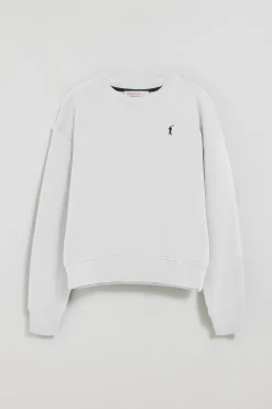 Polo Club Sweat-Shirts*Sweat-shirt à col ras du cou avec logo brodé Rigby Go Blanc