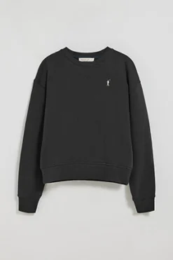 Polo Club Sweat-Shirts*Sweat-shirt à col ras du cou avec logo brodé Rigby Go Noir