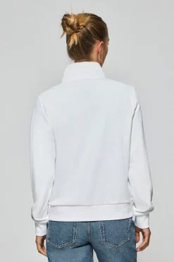 Polo Club Sweat-Shirts*Sweat-shirt à demi-fermeture éclair avec logo Rigby Go Blanc