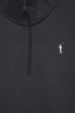 Polo Club Sweat-Shirts*Sweat-shirt à demi-fermeture éclair avec logo Rigby Go Noir