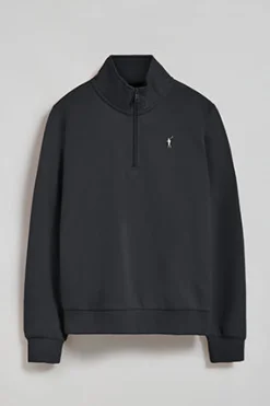 Polo Club Sweat-Shirts*Sweat-shirt à demi-fermeture éclair avec logo Rigby Go Noir