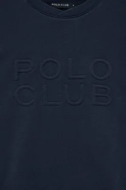 Polo Club Sweat-Shirts*Sweat-shirt ample Iconic avec logo en relief Bleu Marine