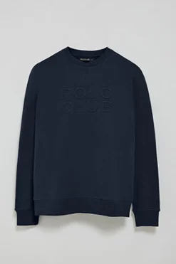 Polo Club Sweat-Shirts*Sweat-shirt ample Iconic avec logo en relief Bleu Marine