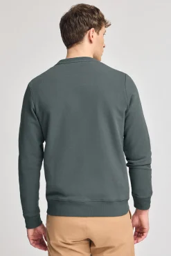 Polo Club Sweat-Shirts*Sweat-shirt ample Iconic gris avec logo en relief Gris Pierre