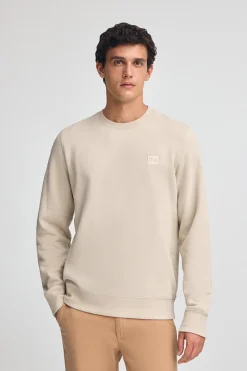 Polo Club Sweat-Shirts*Sweat-shirt à coupe décontractée avec logo Beige