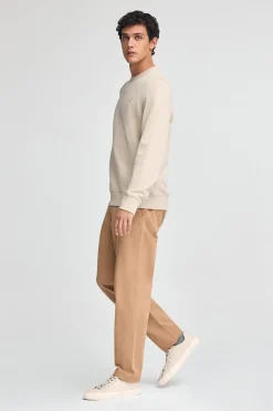 Polo Club Sweat-Shirts*Sweat-shirt à coupe décontractée avec logo Beige