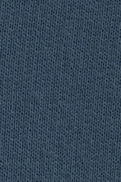 Polo Club Sweat-Shirts*Sweat-shirt bleu à col montant et fermeture éclair partielle et logo Denim