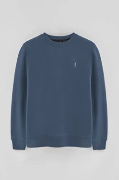 Polo Club Sweat-Shirts*Sweat-shirt bleu à coupe décontractée et logo Rigby Go Denim