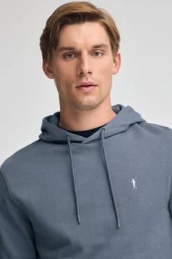 Polo Club Sweat-Shirts*Sweat-shirt bleu avec capuche à coupe regular et logo Rigby Go Denim