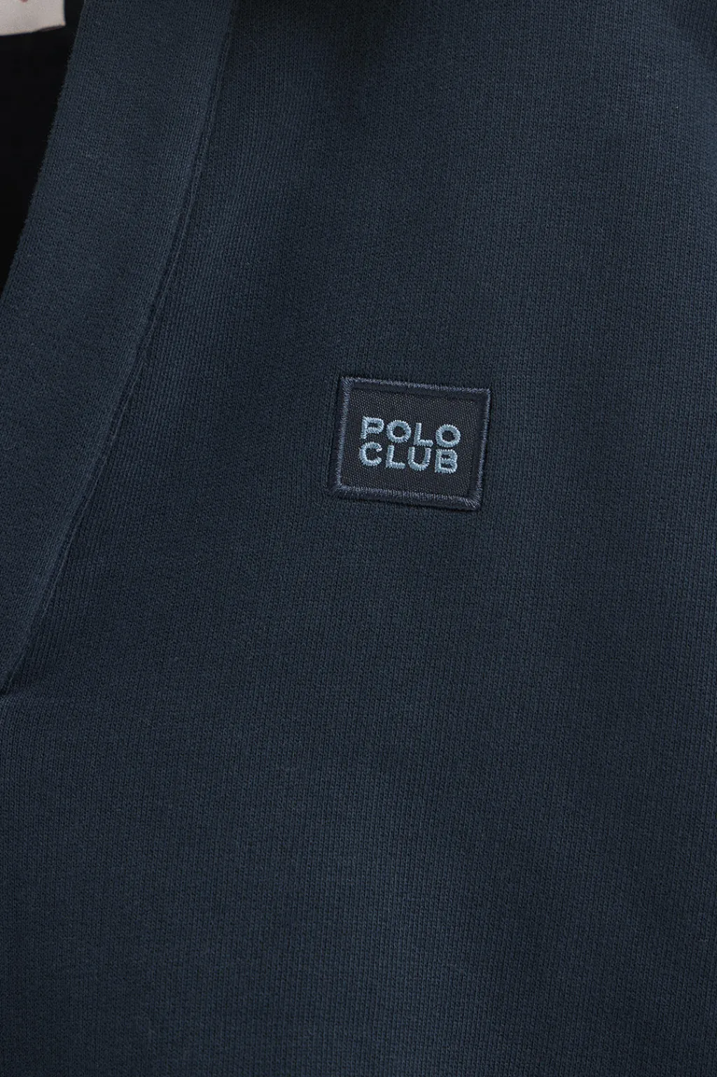 Polo Club Sweat-Shirts*Sweat-shirt à col polo et logo Bleu Marine
