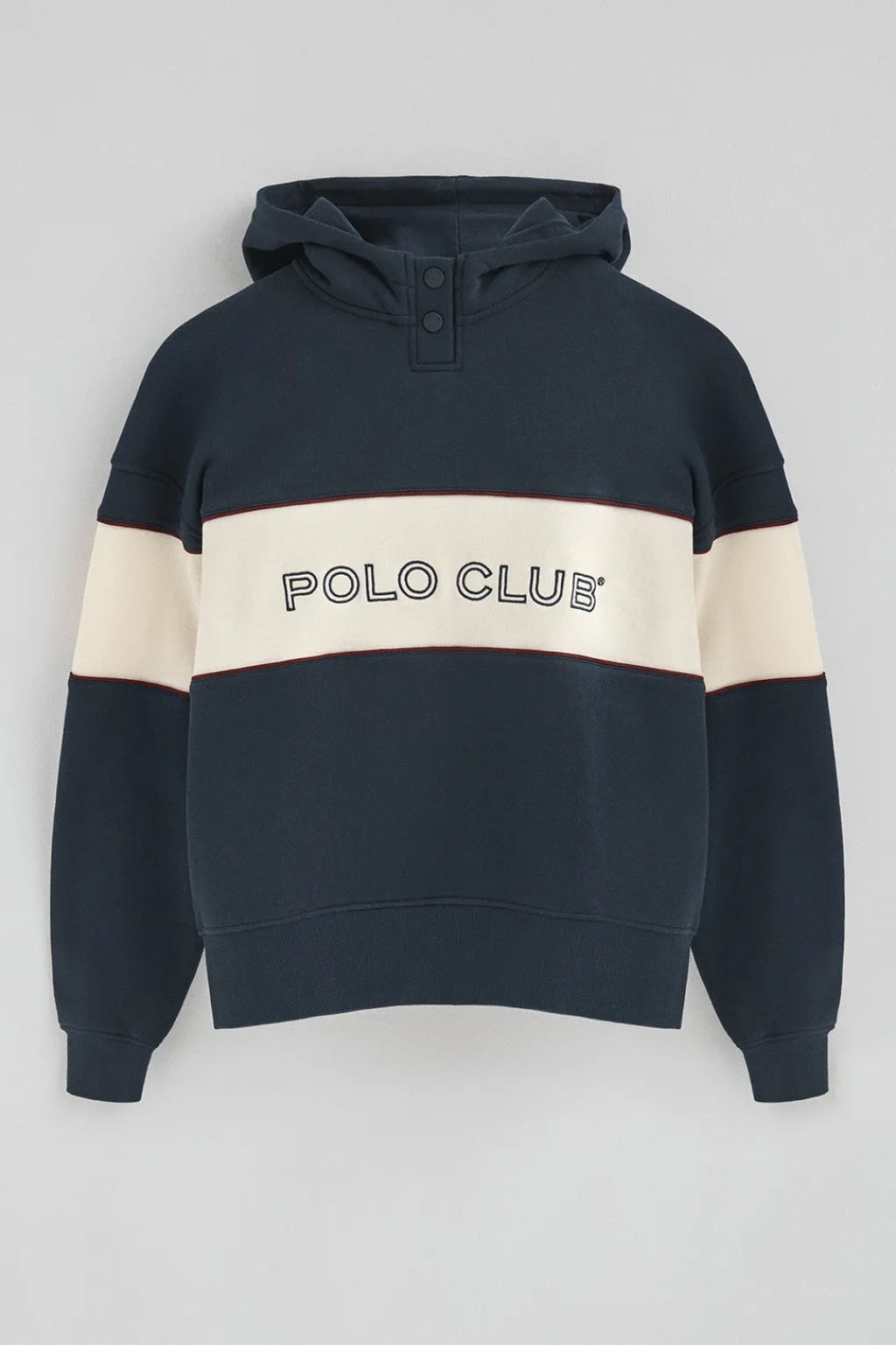 Polo Club Sweat-Shirts*Sweat-shirt à capuche et logo Bleu Marine