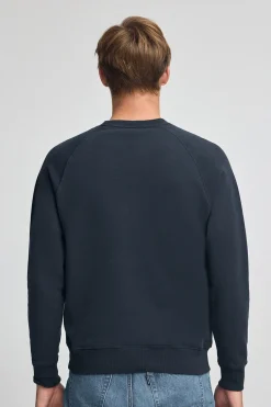 Polo Club Sweat-Shirts*Sweat-shirt à coupe décontractée, col ras du cou et logo Bleu Marine