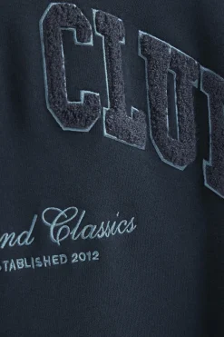 Polo Club Sweat-Shirts*Sweat-shirt à coupe ample avec logo Established 2012 Bleu Marine
