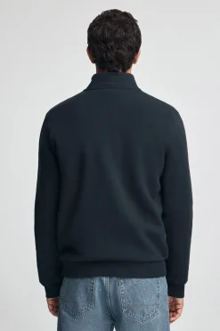 Polo Club Sweat-Shirts*Sweat-shirt à fermeture éclair partielle et logo Rigby Go Bleu Marine