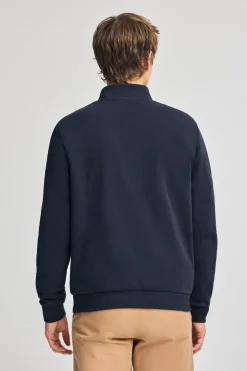 Polo Club Sweat-Shirts*Sweat-shirt à fermeture éclair partielle et broderie Rigby Go Bleu Marine