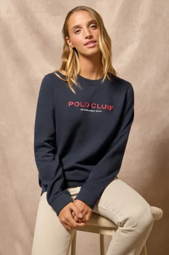 Polo Club Sweat-Shirts*Sweat-shirt à logo Bleu Marine
