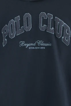 Polo Club Sweat-Shirts*Sweat-shirt avec capuche et logo established 2012 Bleu Marine