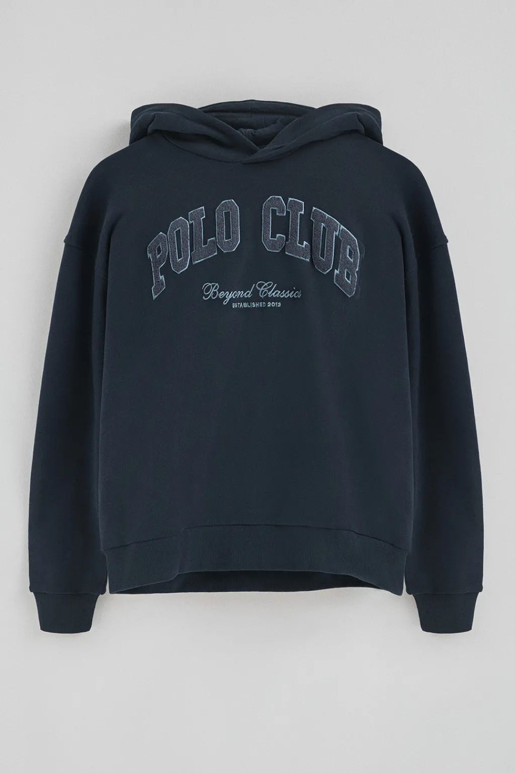 Polo Club Sweat-Shirts*Sweat-shirt avec capuche et logo established 2012 Bleu Marine
